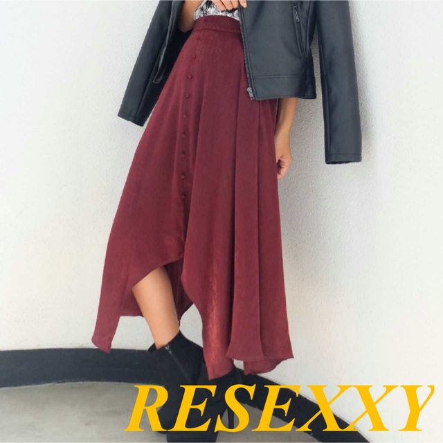 RESEXXY(リゼクシー)の新品タグ付き！RESEXXY アシンメトリーロングスカート レディースのスカート(ロングスカート)の商品写真