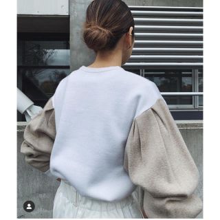 シェルターオリジナル(Shel'tter ORIGINAL)のRIM.ARK Bicolor sleeve knit tops(ニット/セーター)