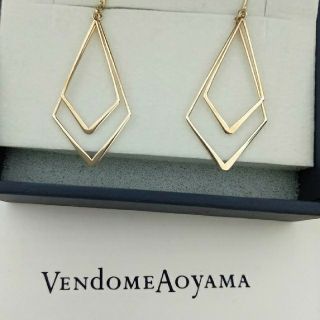 ヴァンドームアオヤマ(Vendome Aoyama)の【専用】【未使用】Vendome Aoyama 　ひし形フレームイヤリング　　(イヤリング)