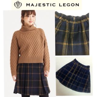 マジェスティックレゴン(MAJESTIC LEGON)の今期マジェ♡チェックスカート(ミニスカート)