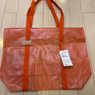 中川政七商店　オレンジ　ビニール　バッグ(トートバッグ)