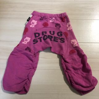 ドラッグストアーズ(drug store's)の【ベビー服：80サイズ】パンツ くしゅくしゅ スボン 女の子 ピンク クマさん(パンツ)