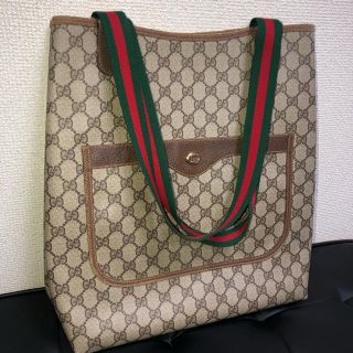 グッチ(Gucci)の良品☆GUCCI グッチ シェリーライン ヴィンテージ トートバッグ (トートバッグ)