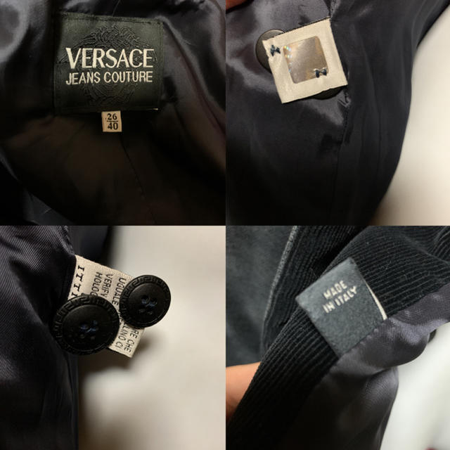 VERSACE(ヴェルサーチ)の美品　ヴェルサーチベロア調ジャケット^_^ レディースのジャケット/アウター(テーラードジャケット)の商品写真