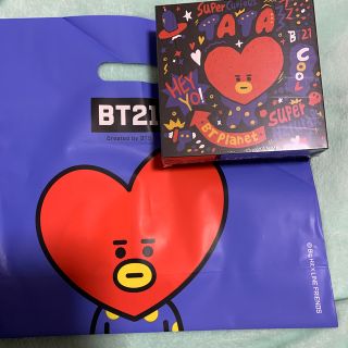 ボウダンショウネンダン(防弾少年団(BTS))のBT21 モバイルバッテリー充電カイロ　TATA(バッテリー/充電器)