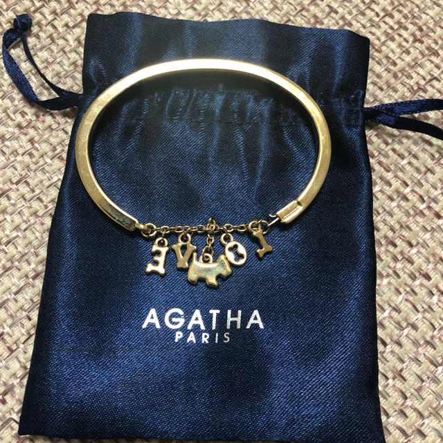 AGATHA(アガタ)のアガタパリ　テリア　ラブ　バングル レディースのアクセサリー(ブレスレット/バングル)の商品写真