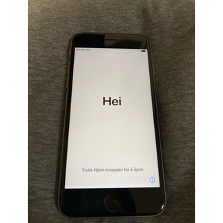 アップル(Apple)の【美品】iPhone6s 64GB space gray au系SIM使用可能(スマートフォン本体)