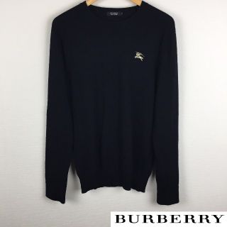 バーバリーブラックレーベル(BURBERRY BLACK LABEL)の美品 BURBERRY BLACK LABEL 長袖ニット カシミヤ(ニット/セーター)