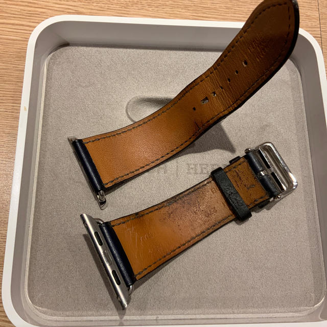 Hermes(エルメス)の(正規品) Apple Watch HERMES エルメス バンド 42mm メンズの時計(レザーベルト)の商品写真