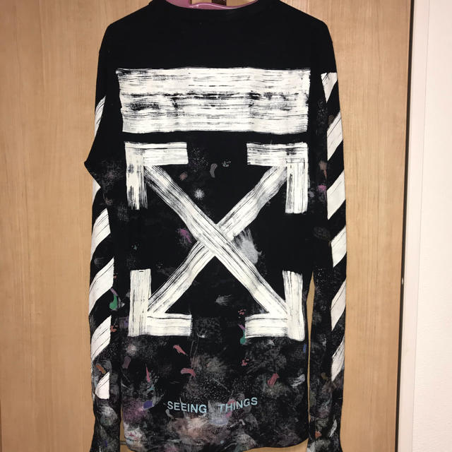 OFF-WHITE(オフホワイト)のoff-white Galaxy Tシャツ XS メンズのトップス(Tシャツ/カットソー(七分/長袖))の商品写真