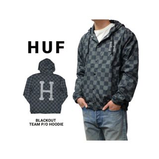 ハフ(HUF)の新品　BLACKOUT COACHES JACKET Mサイズ(ナイロンジャケット)