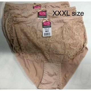 ショーツ　XXXXL size３枚　ベージュ(ショーツ)