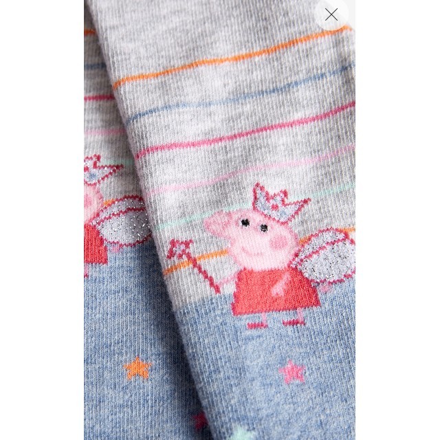 NEXT(ネクスト)のnext ペッパピッグ peppa pig コットンタイツ 70 80cm 新品 キッズ/ベビー/マタニティのベビー服(~85cm)(その他)の商品写真