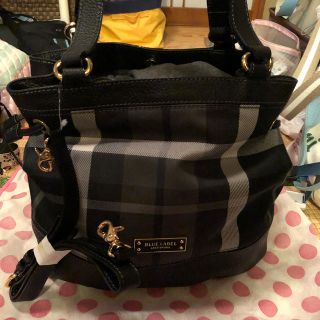 バーバリーブルーレーベル(BURBERRY BLUE LABEL)の新古品 ブルーレーベルクレストブリッジ ハンドバッグ　ショルダーバッグ(ショルダーバッグ)