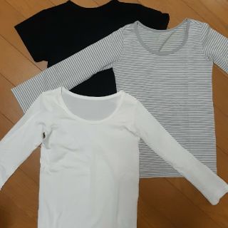 ユニクロ(UNIQLO)のヒートテックインナー　キッズ　100　3枚セット(下着)