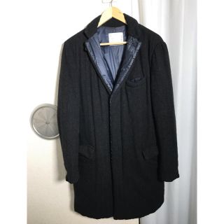 サカイ(sacai)のsacai man 中綿チェスターコート　グレー(チェスターコート)