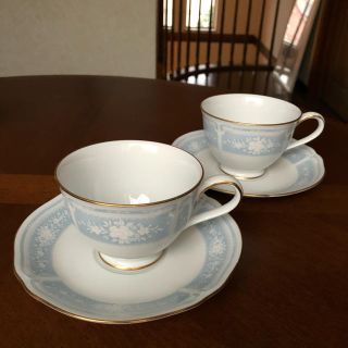 ノリタケ(Noritake)のノリタケ★レースウッドゴールド★C/S ペア(食器)