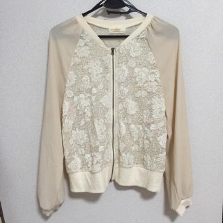 ダブルクローゼット(w closet)のw closet レースブルゾン(ブルゾン)