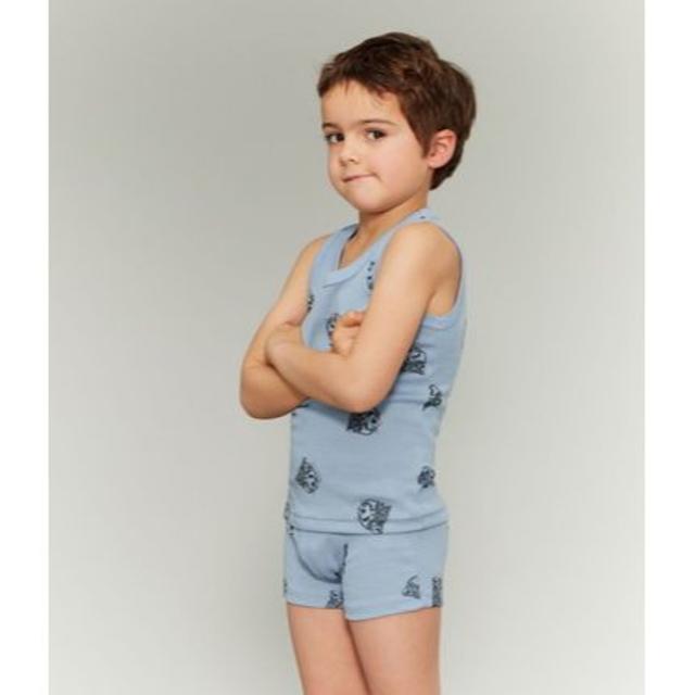 PETIT BATEAU(プチバトー)の☆19awSALE☆プチバトー プリントタンクトップ３枚組 キッズ/ベビー/マタニティのキッズ服男の子用(90cm~)(下着)の商品写真