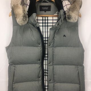 バーバリーブラックレーベル(BURBERRY BLACK LABEL)の◇美品◆ ダウンベスト  バーバリーブラックレーベル Lサイズ(ダウンベスト)