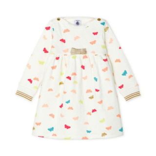 プチバトー(PETIT BATEAU)のこはる様専用♡36m プチバトーチュビックプリントワンピース(ワンピース)