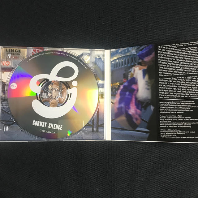 【CD】GIOVANCA（ジョバンカ）SUBWAY SILENCE エンタメ/ホビーのCD(ポップス/ロック(洋楽))の商品写真