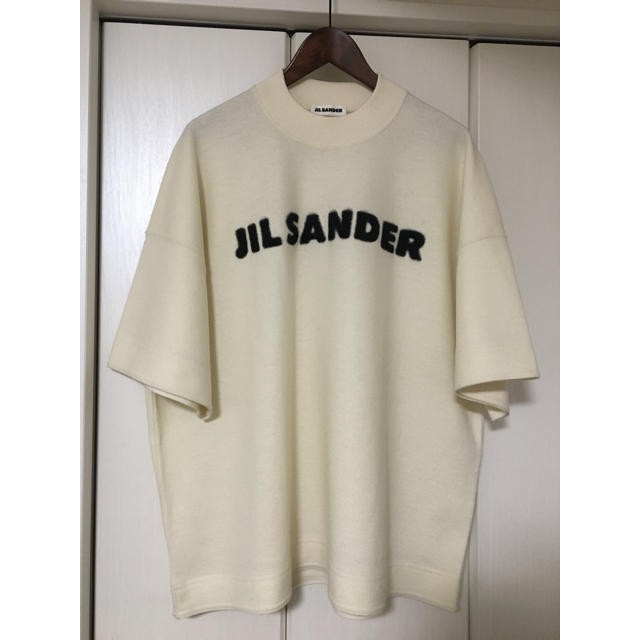 Tシャツ/カットソー(半袖/袖なし)2019AW　Jil Sander ロゴ オーバーサイズシャツ　ウール 44
