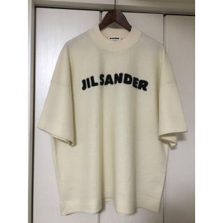 ジルサンダー(Jil Sander)の2019AW　Jil Sander ロゴ オーバーサイズシャツ　ウール 44(Tシャツ/カットソー(半袖/袖なし))