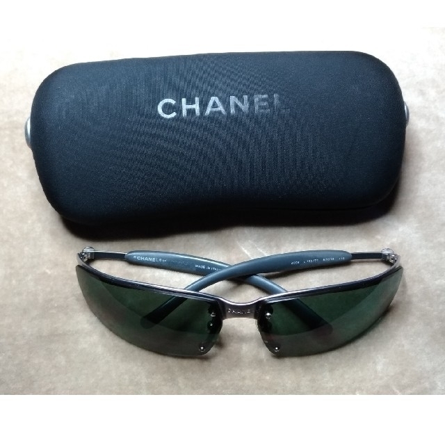 シャネルChanelサングラス眼鏡メガネケース付き男女兼用ハードケースコンディション