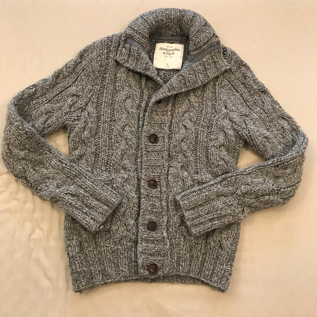 Abercrombie&Fitch(アバクロンビーアンドフィッチ)のAbercrombie & Fitch アバクロ ニットカーディガン  値下げ！ メンズのトップス(カーディガン)の商品写真