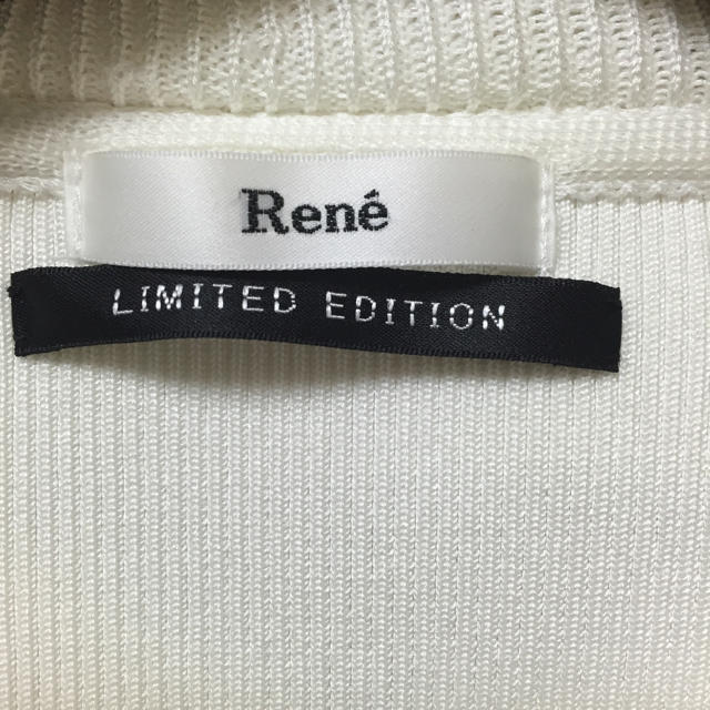René(ルネ)のRene リボンカーディガン ホワイト  レディースのトップス(カーディガン)の商品写真