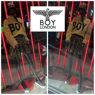 ボーイロンドン(Boy London)のBOY LONDON ボーイロンドン キラキラ ゴールド ロゴ セットアップ(ニット/セーター)