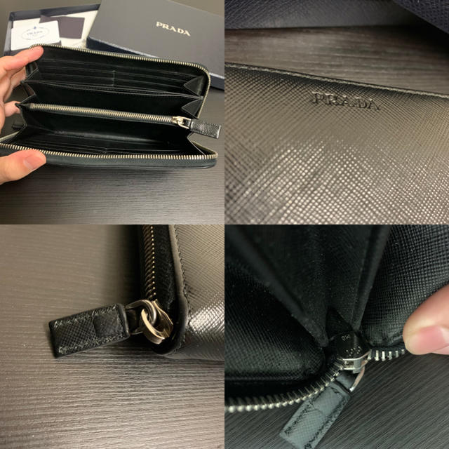 PRADA(プラダ)の【M&H様専用】PRADA 長財布 ロングウォレット サフィアーノ 付属品完備 メンズのファッション小物(長財布)の商品写真