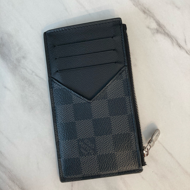 メンズLOUIS VUITTON コインカードホルダー ダミエ