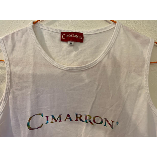 CIMARRON(シマロン)のCIMMARRON シマロン　タンクトップ　白 レディースのトップス(Tシャツ(半袖/袖なし))の商品写真