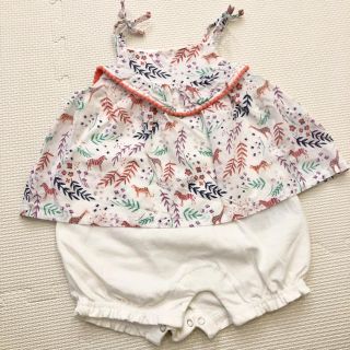 ベビーギャップ(babyGAP)のbabyGAP 夏　ロンパース (ロンパース)