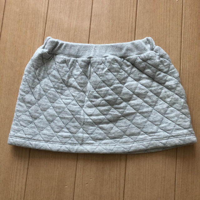 PETIT BATEAU(プチバトー)のpetit bateau キルティングスカート キッズ/ベビー/マタニティのキッズ服女の子用(90cm~)(スカート)の商品写真