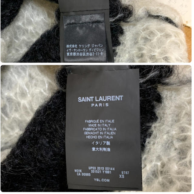Saint Laurent(サンローラン)の13awサンローランパリ　モヘアニット メンズのトップス(ニット/セーター)の商品写真