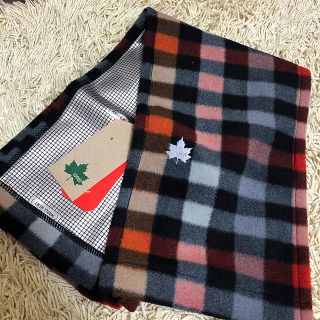 ロゴス(LOGOS)の新品 ロゴス LOGOS メイプルヒート ストール チェック マフラー(マフラー)