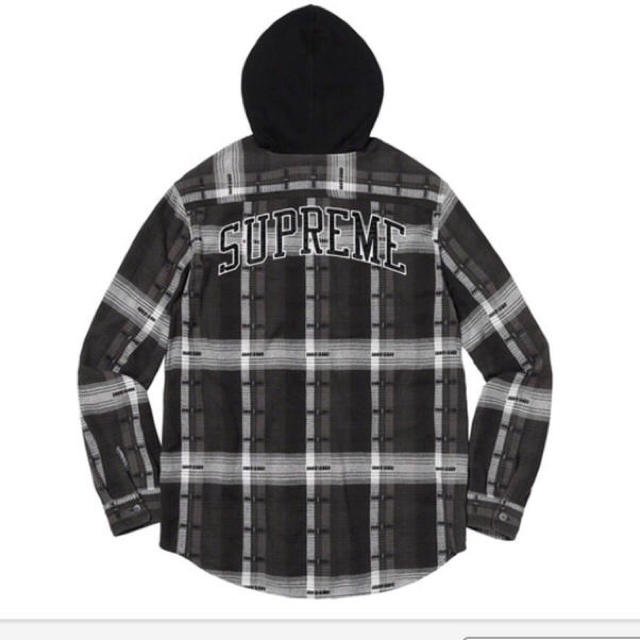 Supreme(シュプリーム)の【M】Supreme Hooded Jacquard Flannel Shirt メンズのトップス(シャツ)の商品写真