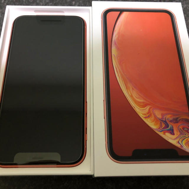 スマホ/家電/カメラ新品未使用 iPhone XR 64GB コーラル SIMフリー