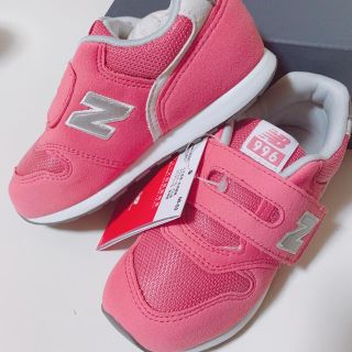 ニューバランス(New Balance)の新品 ニューバランス スニーカー 996 16.5 ピンク キッズ(スニーカー)