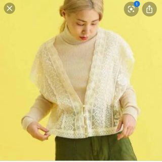 ドットアンドストライプスチャイルドウーマン(Dot&Stripes CHILDWOMAN)のチャイルドウーマン レースベスト(シャツ/ブラウス(半袖/袖なし))