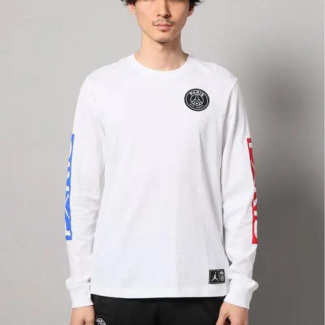 NIKE(ナイキ)の【US 2XLサイズ】ナイキ パリサンジェルマン ジョーダン Tシャツ 長袖 メンズのトップス(Tシャツ/カットソー(七分/長袖))の商品写真