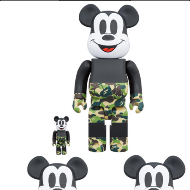 BE@RBRICK BAPEMICKEY MOUSE 100％ & 400％