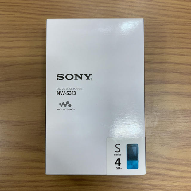 WALKMAN(ウォークマン)の新品未使用　最安値　SONY ウォークマン　NW-S313 ブルー スマホ/家電/カメラのオーディオ機器(ポータブルプレーヤー)の商品写真