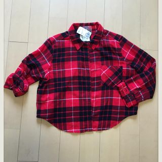 フォーエバートゥエンティーワン(FOREVER 21)のチェックショート丈シャツ(シャツ/ブラウス(長袖/七分))