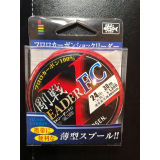 ゴーセン(GOSEN)のゴーセン　フロロ　ショックリーダー　24lb GOSEN 剛戦 6号　A(釣り糸/ライン)