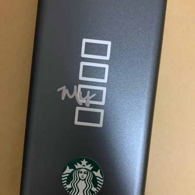 Starbucks Coffee(スターバックスコーヒー)のモバイルバッテリー スマホ/家電/カメラのスマートフォン/携帯電話(バッテリー/充電器)の商品写真
