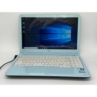 エヌイーシー(NEC)の【ブルービー様専用】Windows10 NEC エアリーブルー ノートパソコン(ノートPC)